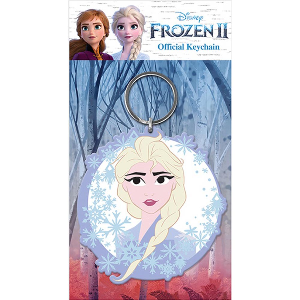 Frozen 2 アナと雪の女王 - Elsa / ラバー・キーリング / キーホルダー - PGS